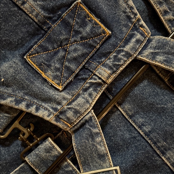 We The Free Blue Denim Overall Dress - Picture 5 of 7